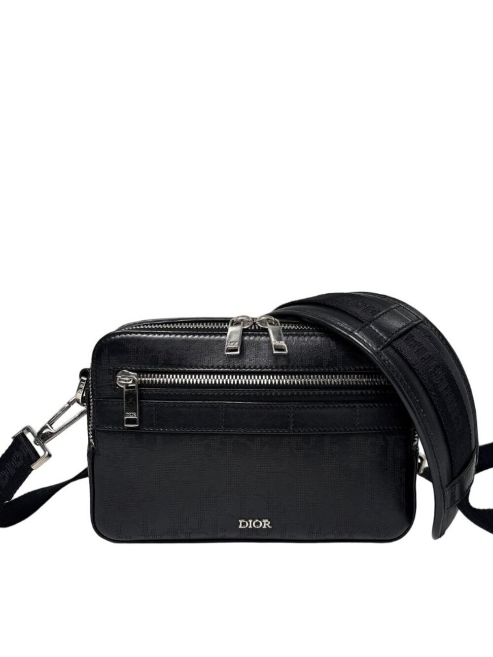 Dior Oblique Galaxy Shoulder Bag Black
